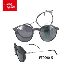 FT0090 Wholesale Super light non-slip tr90 clip on sunglasses china
