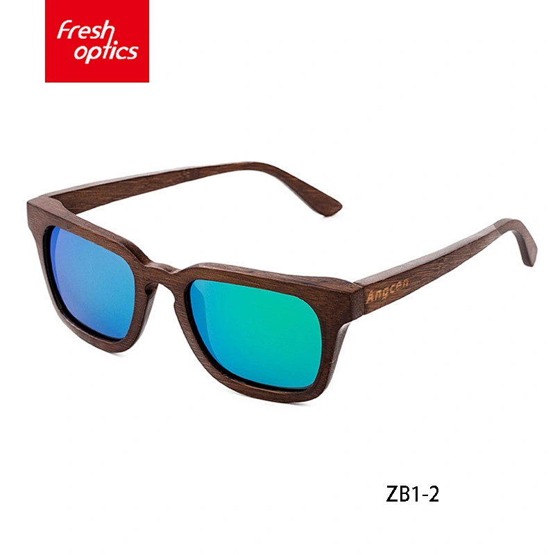 ZB1 Polarized bamboo wood style eyes polarized wood sunglasses
