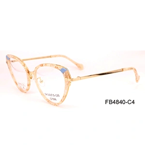FB4840 fashion acetate optical frame spectacle frame eyewear frame italy in China
