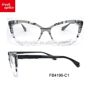 FB4196 Acetate eyeglass frames wholesale reading glasses custom logo eyeglass