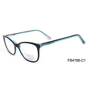 FB4788 Acetate reading glasses fashion optical frames italian eyewear for women