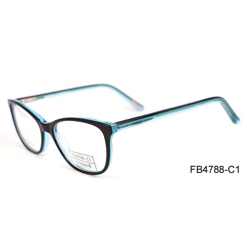 FB4788 Acetate reading glasses fashion optical frames italian eyewear for women