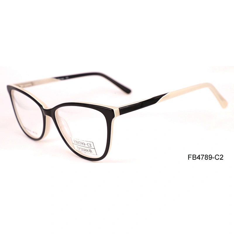 FB4789 hand polished optical glasses high fashion eyeglass acetate eyeglasses frame wholesale
