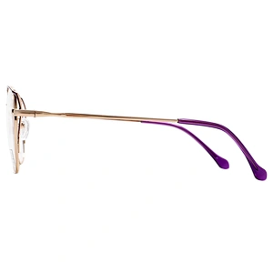 designer gold cat eye men women's prescription metal eyeglasses eyewear optical frames
