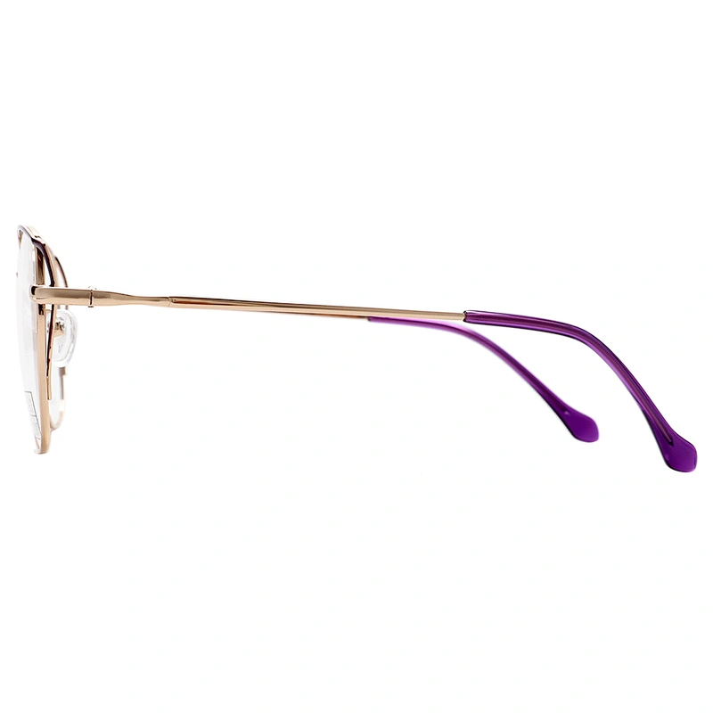 designer gold cat eye men women's prescription metal eyeglasses eyewear optical frames