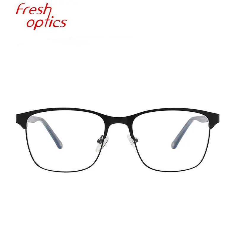 Mens square metal optical frames eye glasses frames