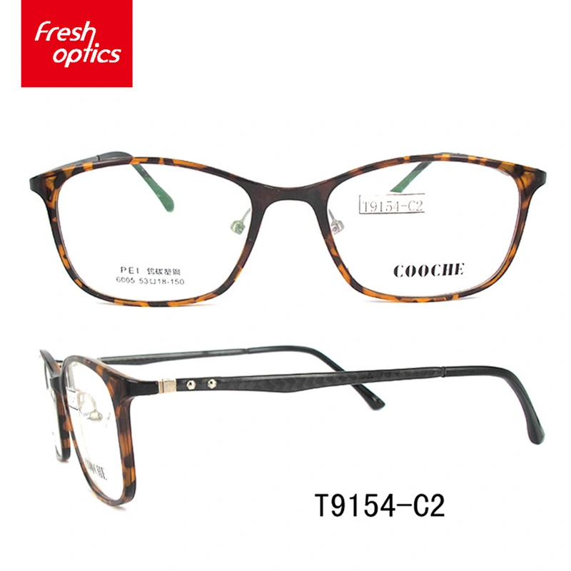 T9154 acetate frame opticals fashion tr90 eyeglasses frame for sale