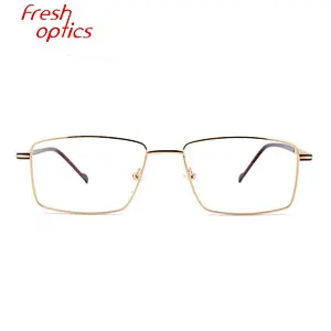 2019 fashion custom best online retailer metal optical eyeglasses frame for men