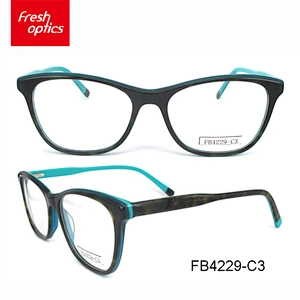 FB4229 Acetate frames colorful edge glasses for men