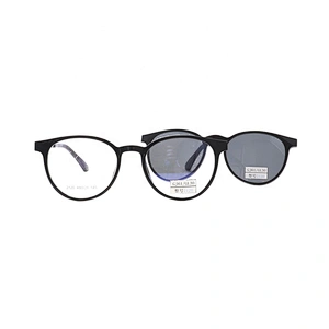 GJ61  plastic clip on sunglasses with  eyeglasses optical frame