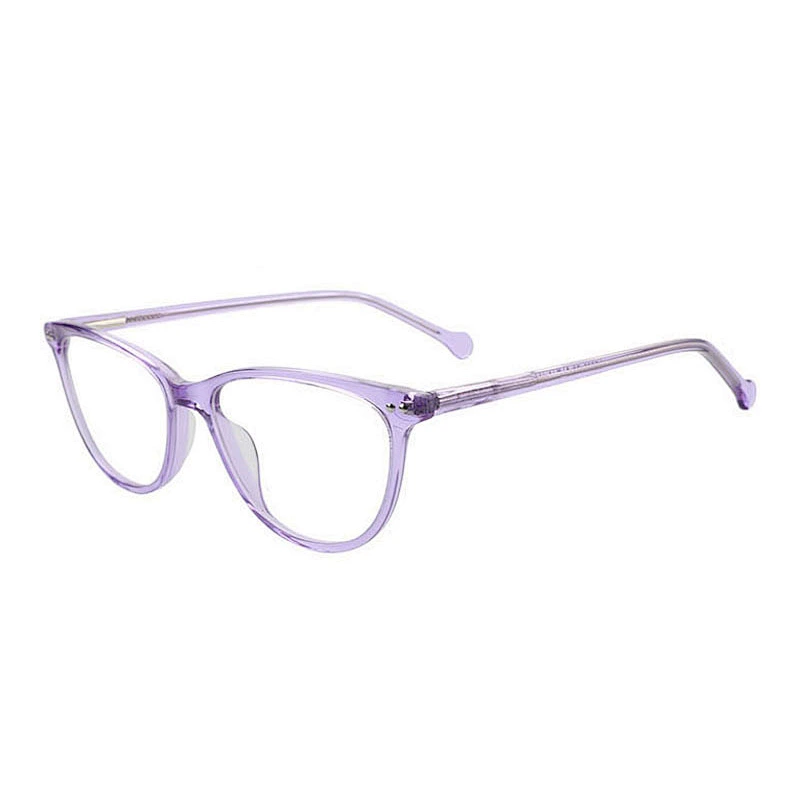LG029 Optical frame acetate material optic eyeglasses frame round shape for unisex ready stocks