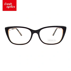 FB3934 Designer Prescription Eyeglasses Frames, Cat Eye Acetate Eyewear Frames
