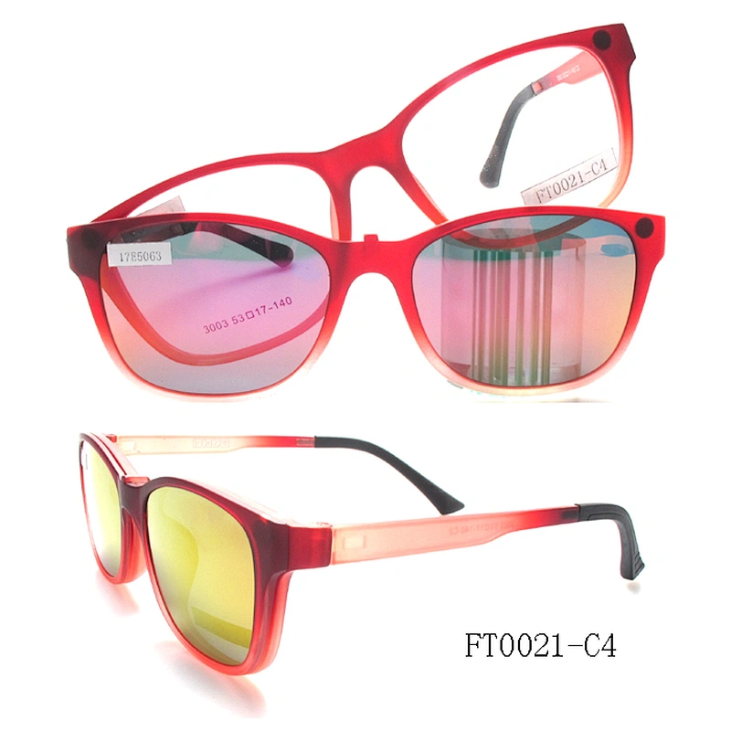 TR90 clip-on sunglasses in stock polarized lenses