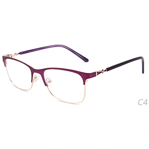 Custom square shape metal optical frames ready to ship