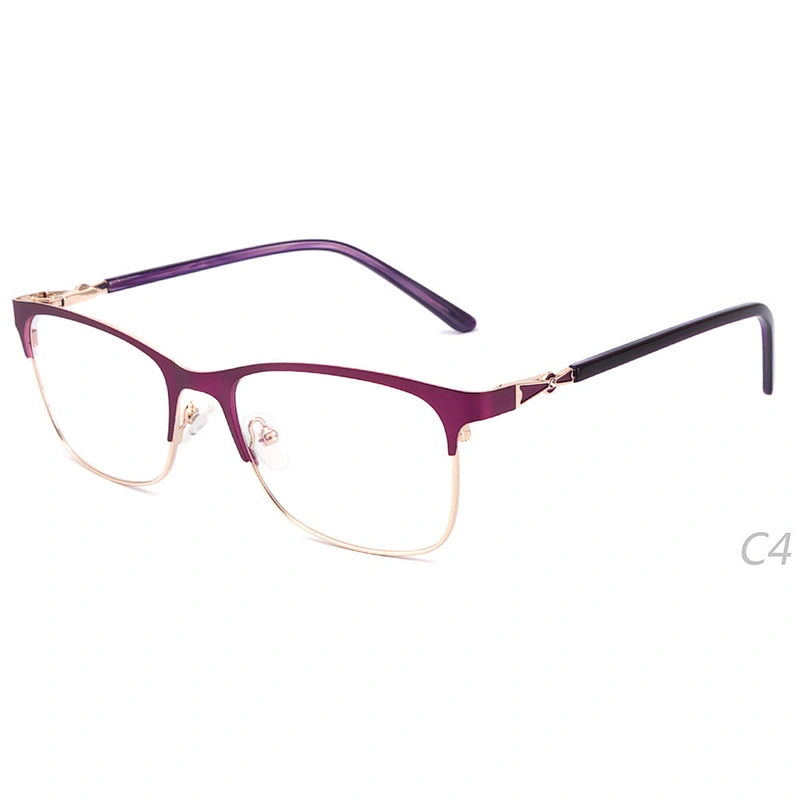 Custom square shape metal optical frames ready to ship