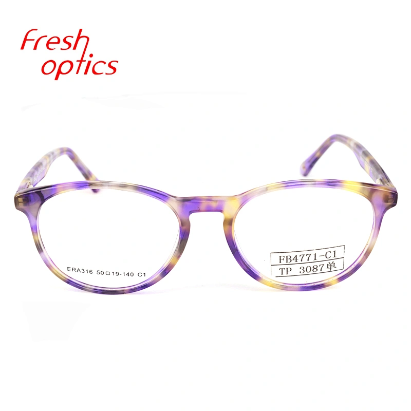 FB4771 Hipster prescription glasses frames bottom price acetate optical frames eyeglasses frame
