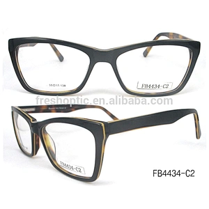 FB4434 2018 top sell optical frames high quality eyewear glass acetate reading glasses
