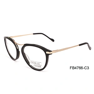 FB4766 China wholesale stocks small quantity optica frame acetate material fashion glass