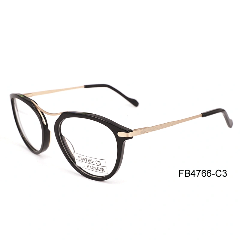 FB4766 China wholesale stocks small quantity optica frame acetate material fashion glass