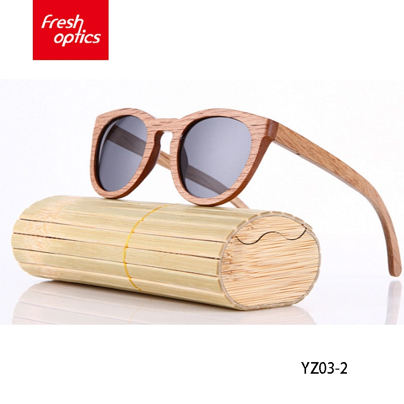 YZ03 Fashion Bamboo Wood glasses With polarized lens  nature wood sunglasses