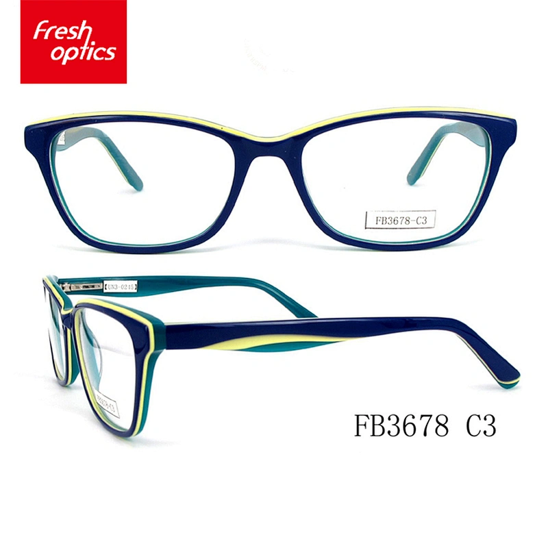 Latest Model Guaranteed Quality CE Unisex New Stylish Acetate Spectacle Frame Eyeglasses