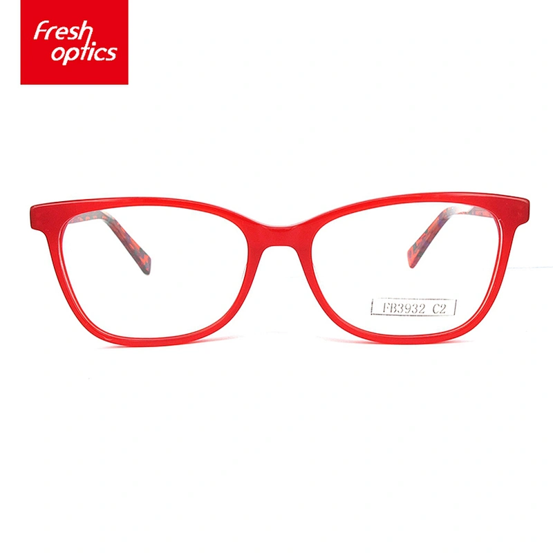 FB3932 Most Popular High Quality Girl Style Acetate Optical Frames