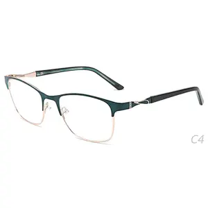 customized logo ready stock metal optical frames eyeglasses