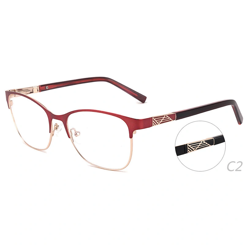 wholesale high quality ready stock prescription glasses metal optical frames