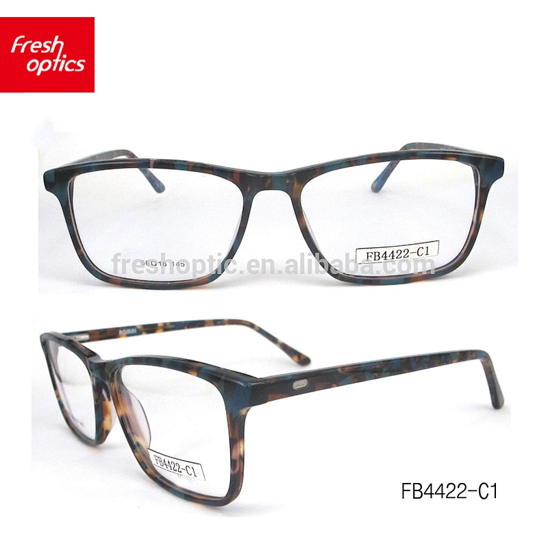 FB4422 china promotion custom logo glasses frame acetate frame optical glass eyewear