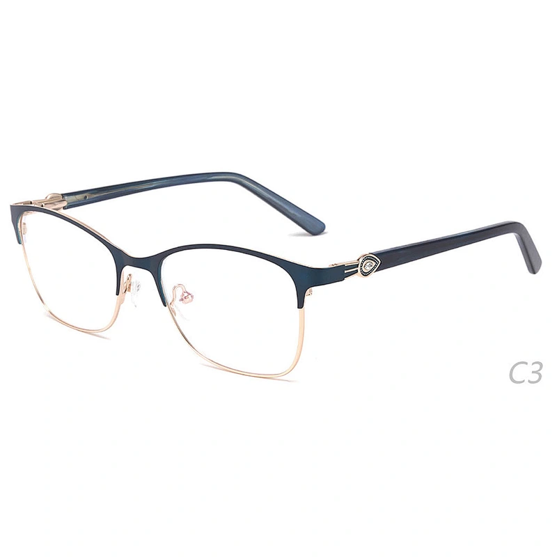ready stock fashion pink metal optical frames eyeglasses