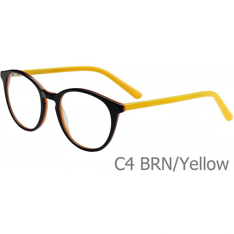 2020 latest design round acetate optical eye glasses frames for kids