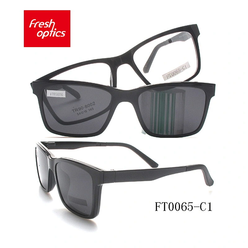 FT0065 High Quality Clip On Sunglasses For Women Fashion