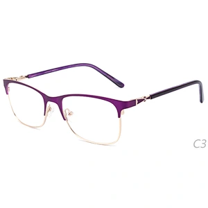 Custom square shape metal optical frames ready to ship
