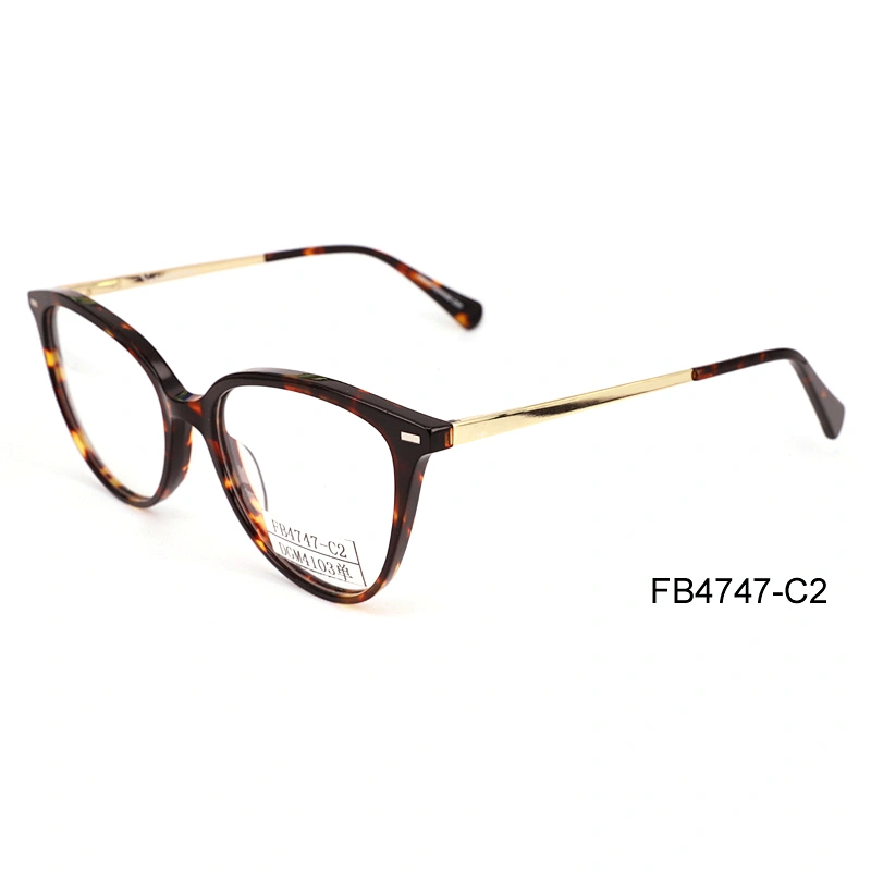 FB4747 fashion cat shape optical frame high quantity acetate eyeglasses in wenzhou