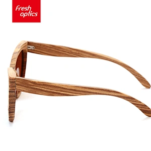 JK56145 Cheap price kids bamboo sunglasses wood eyewear