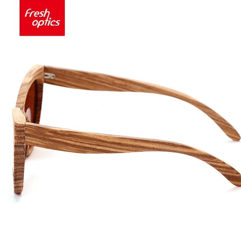 JK56145 Cheap price kids bamboo sunglasses wood eyewear