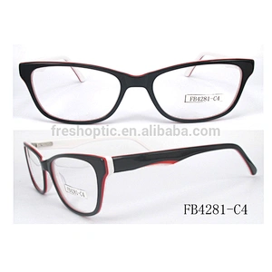 FB4281 Changeable color eyeglass frames fashion acetate optical frame