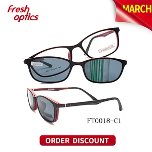 FT0018 Cheap Women Floating Plastic Clip On Sunglasses
