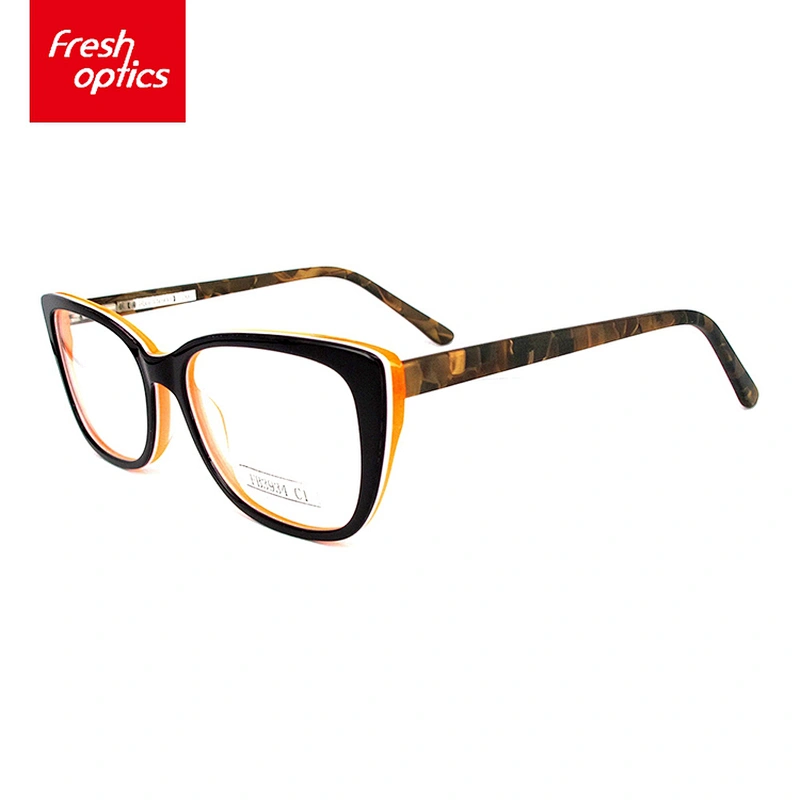 FB3934 Designer Prescription Eyeglasses Frames, Cat Eye Acetate Eyewear Frames