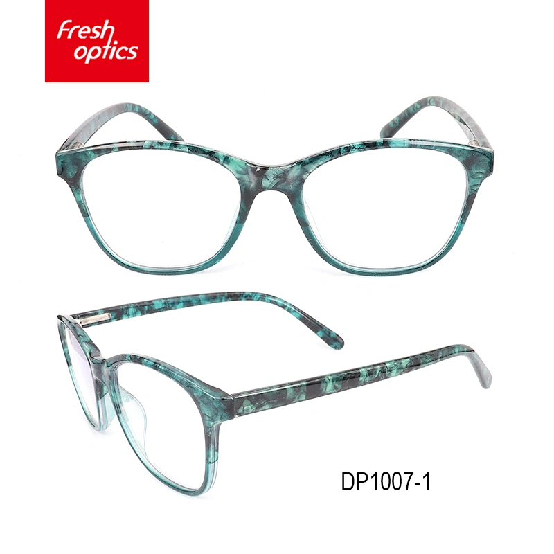 DP1007 2018 fashion cheap metal rimless reading glasses