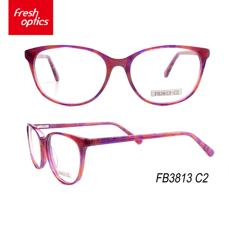 FB3813 Colorful Optical Frames Acetate With OEM Service