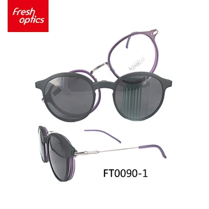 FT0090 Wholesale Super light non-slip tr90 clip on sunglasses china