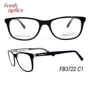 Factory produced acetate eyeglasses optical frame