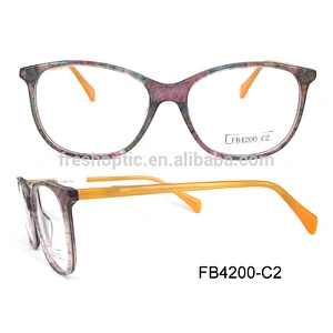 FB4200 custom promotional optical glasses acetate colorful plastic acetate reading glasses