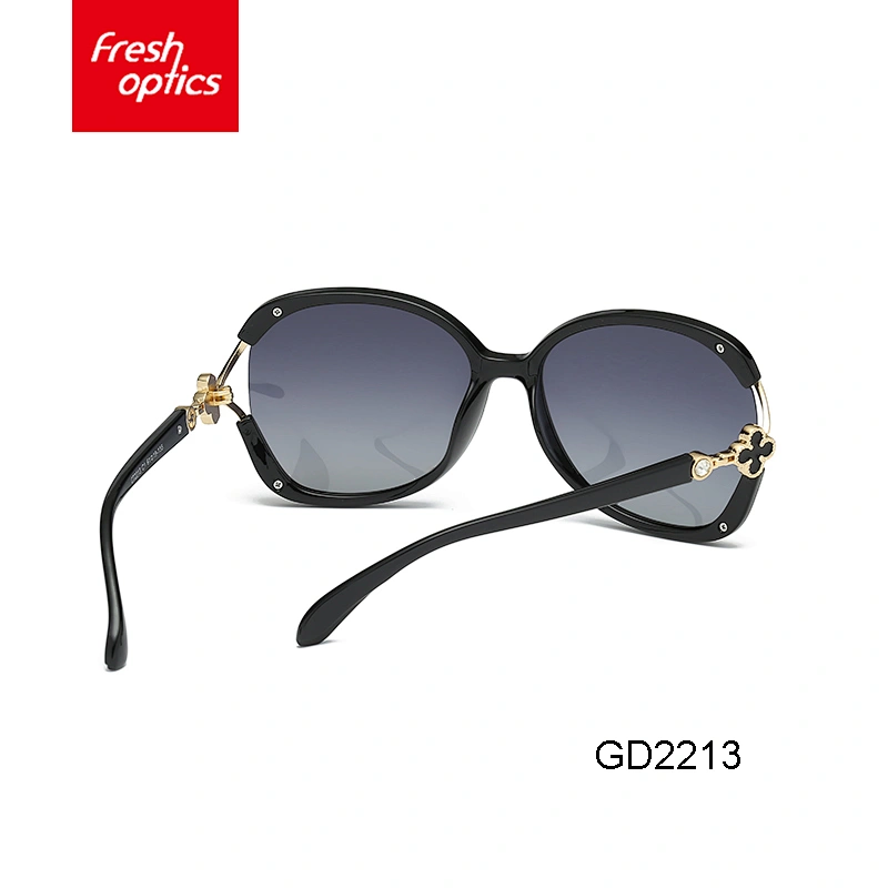 GD2213 Chinese transparent lens sunglasses stock