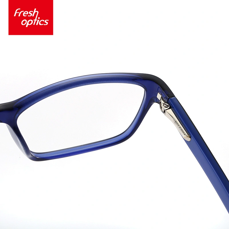 FB3784 OEM Acetate Unisex Optical Glasses With Width Temple