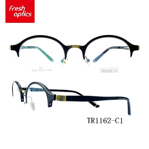 TR1162 Round Eyewear Frames,TR90 Half Rim Glasses Frame
