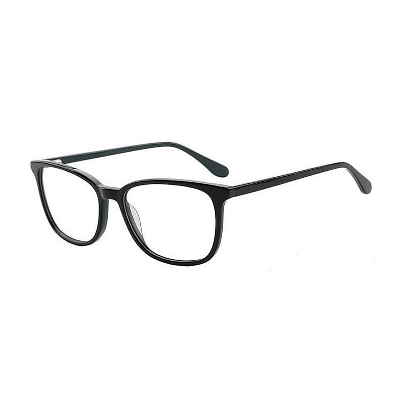 LG078 Young Fashion Stripe Design Square Acetate Eyeglass Frame Ready goods
