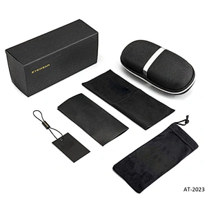 2020 hot sale cheap sunglasses paper boxes leather cases eyeglasses packaging box