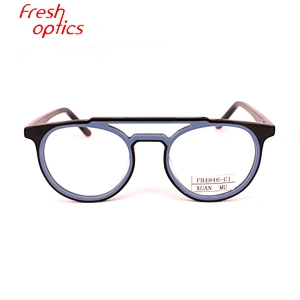 FB4846 Wholesales reading glasses acetate material optic eyeglasses frame
